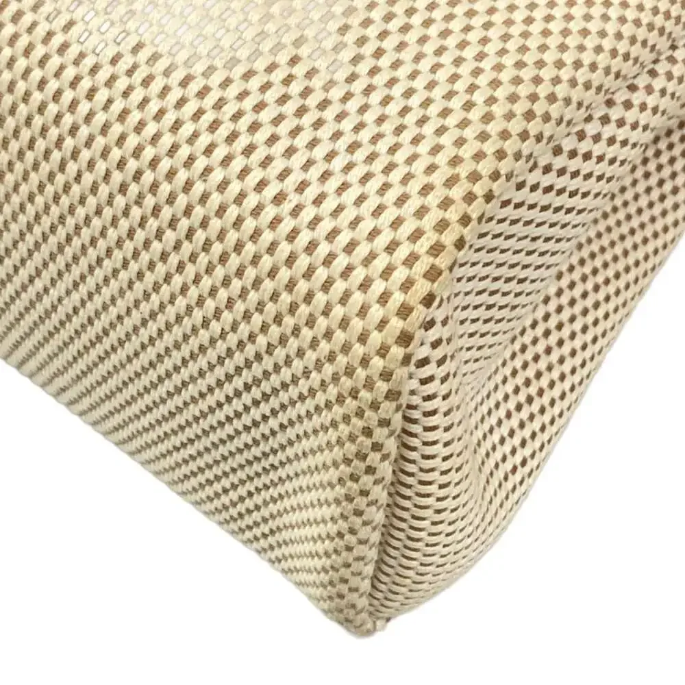 Hermès Herbag PM Handbag Cream Brown Toile GM Leather